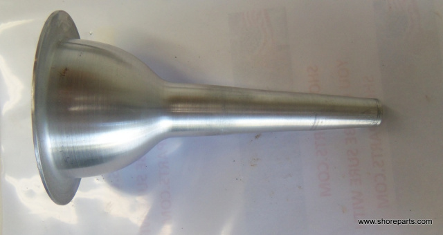 1/2" Aluminum Stuffing Tube for Hobart #22 Meat Grinders. For 19mm Sheep or Collagen Casings.